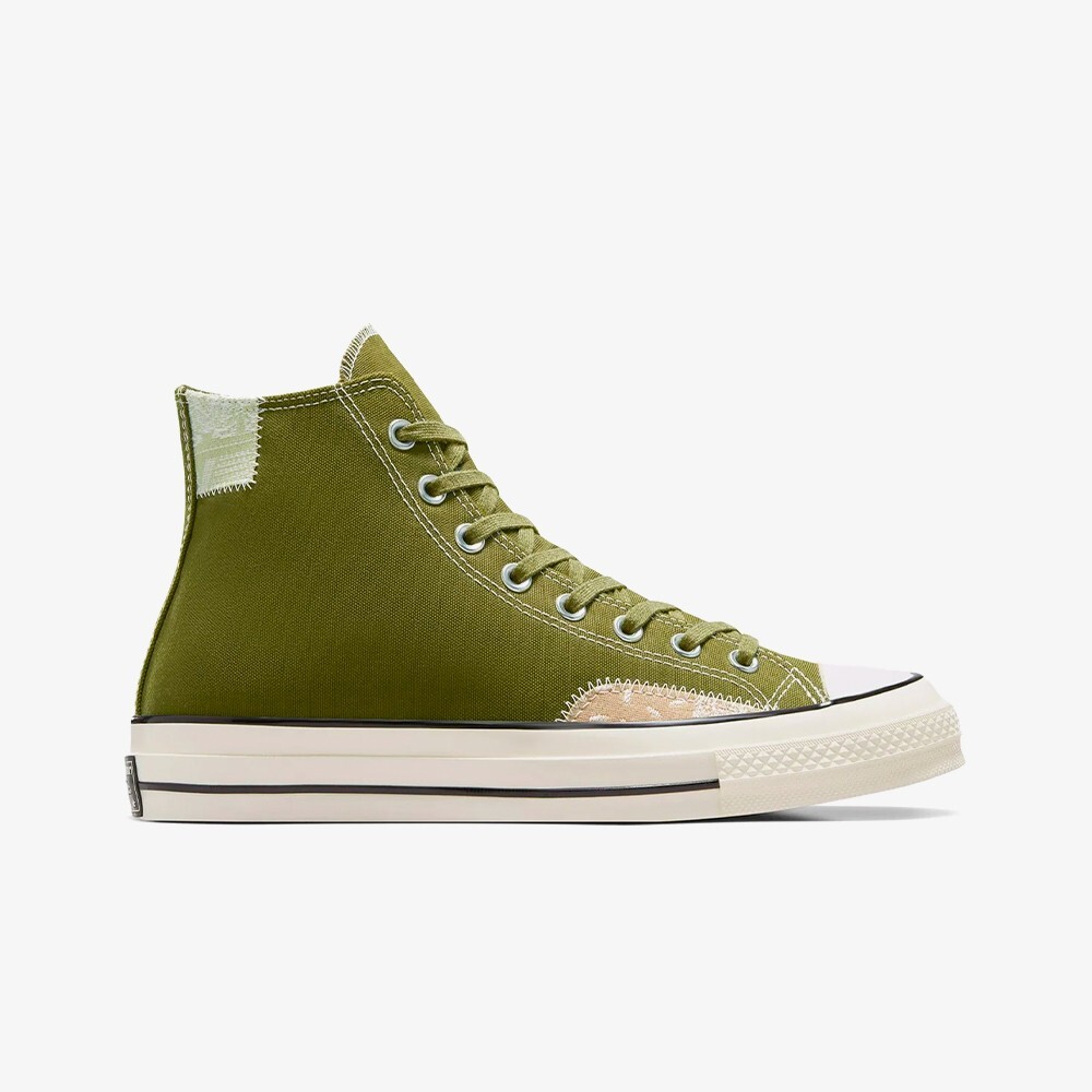 

Кроссовки Chuck 70 Crafted Patchwork 'Vitality Green' Converse, зеленый