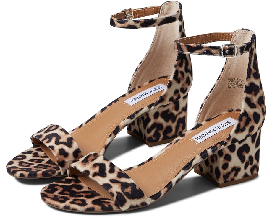 

Туфли Steve Madden Irenee Heeled Sandal, цвет Leopard Velvet