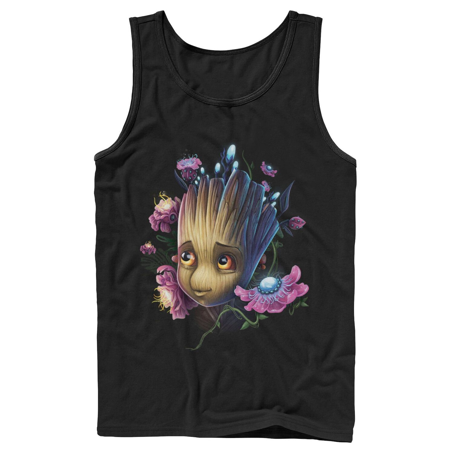 

Мужская майка Marvel Guardians Of The Galaxy Groot Flowers Licensed Character