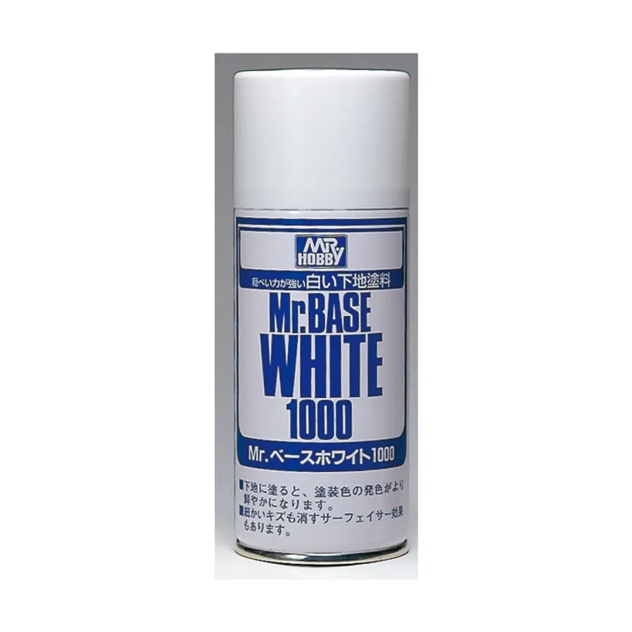 

Mr. Base White 1000 Спрей, Primers, Top Coat, Surfacers & Protectors (Mr. Hobby)