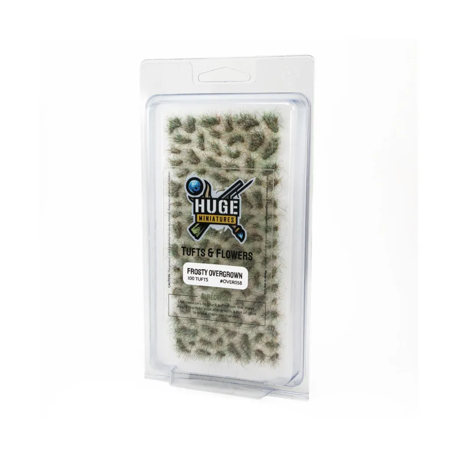 

Заросшие пучки — Морозный, Miniature Basing Tufts (Huge Miniatures)