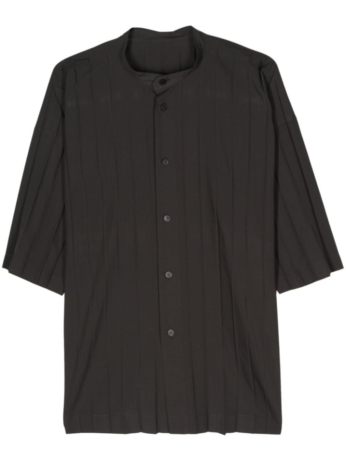 

Homme Plissé Issey Miyake рубашка Edge со складками, серый