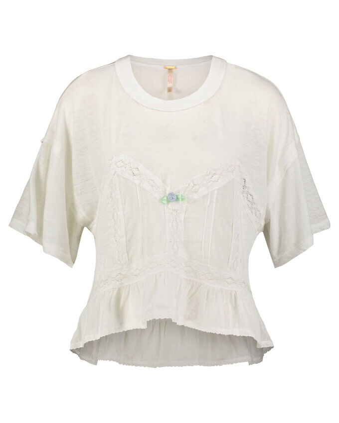 

Футболка влюбись Free People, белый