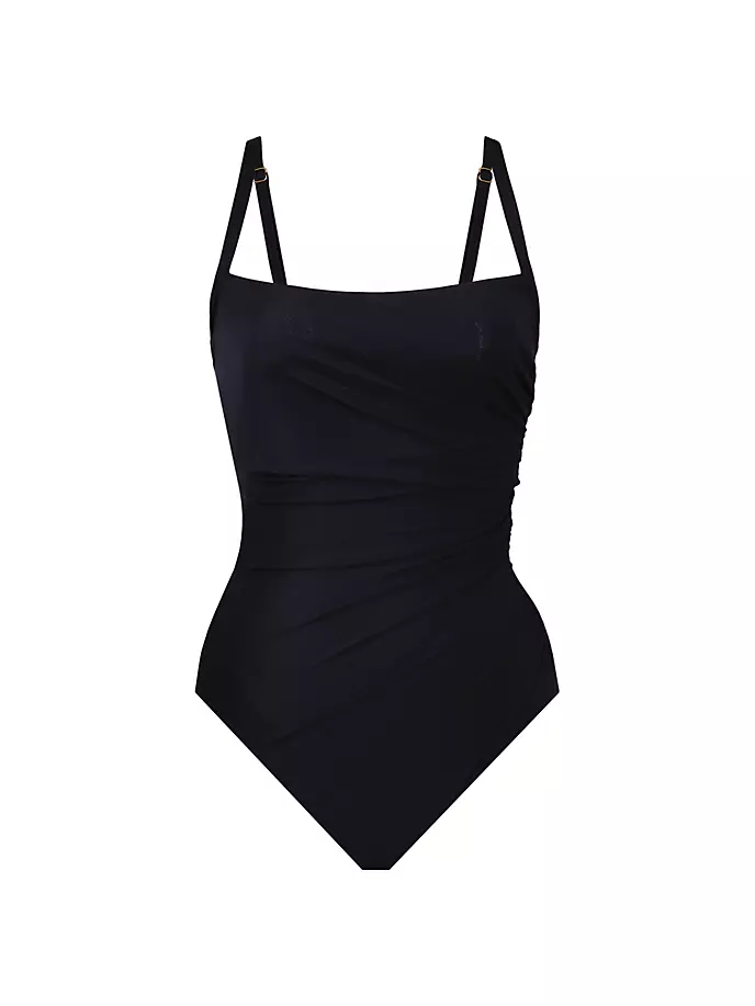 

Цельный купальник Starr со сборками Miraclesuit Swim, черный