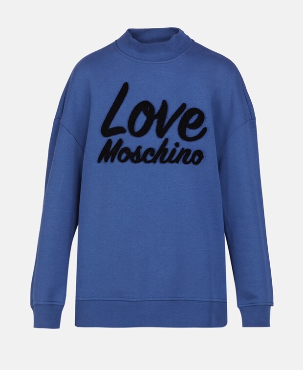 

Толстовка Love Moschino, темно-синий