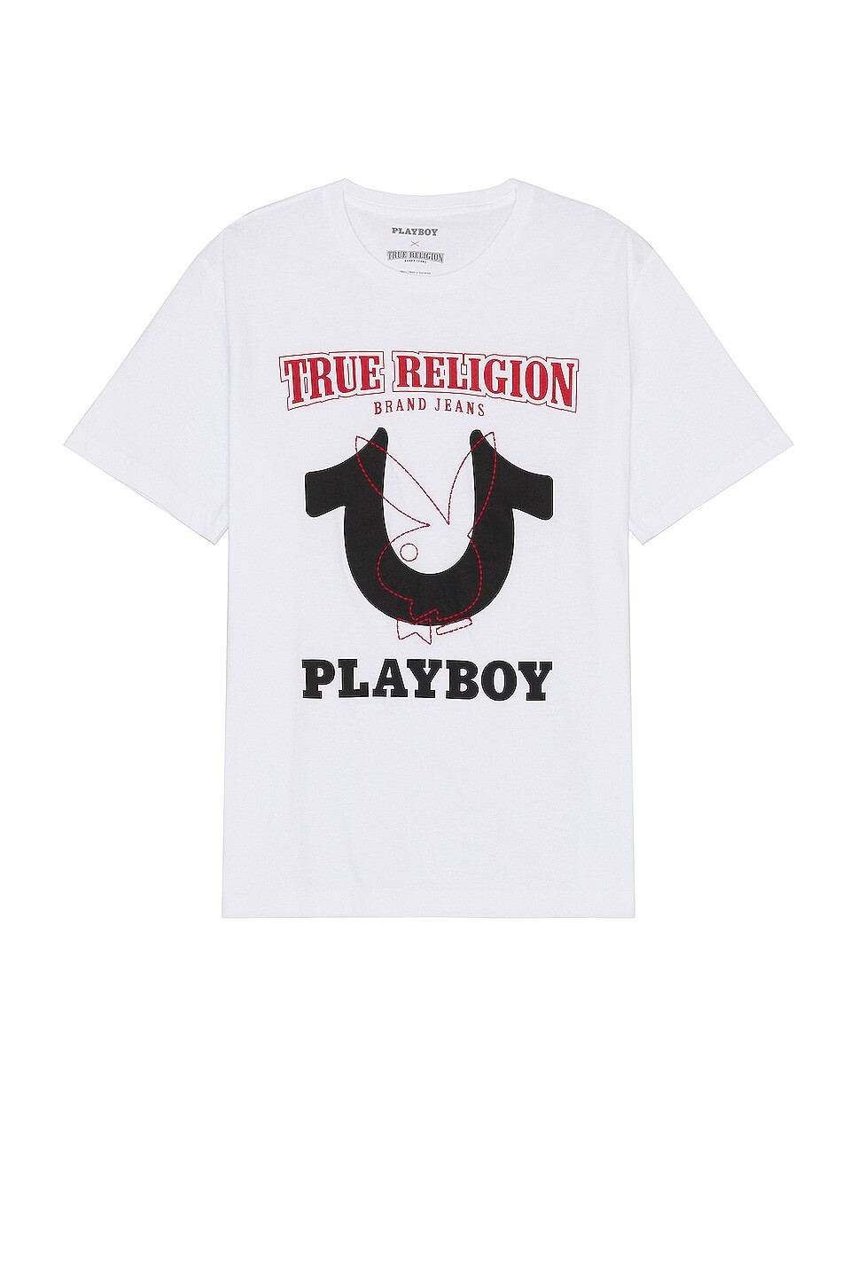 

Футболка True Religion x Playboy Big T Bunny, цвет Optic White