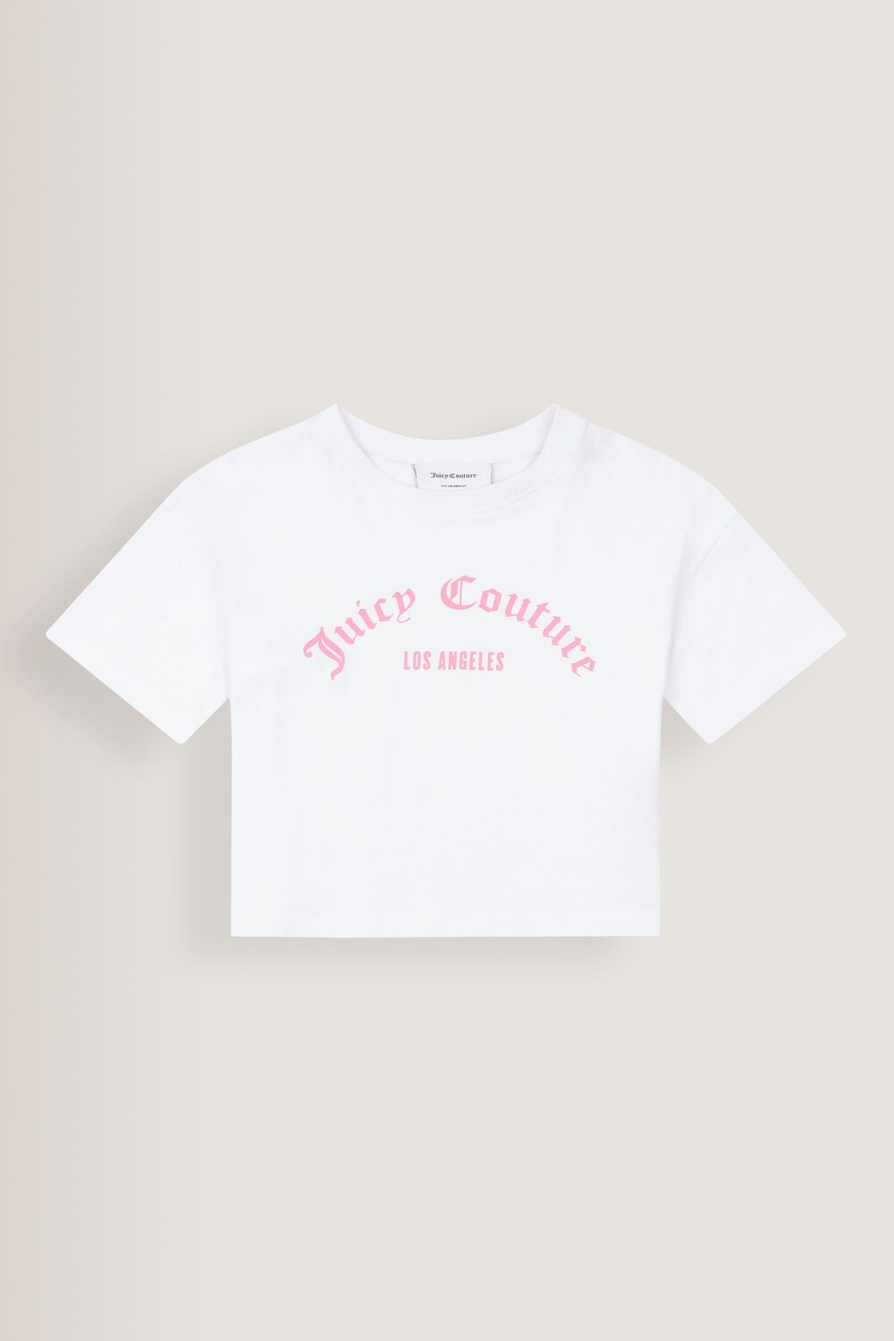 

Белая футболка для девочек свободного кроя Juicy Couture, белый