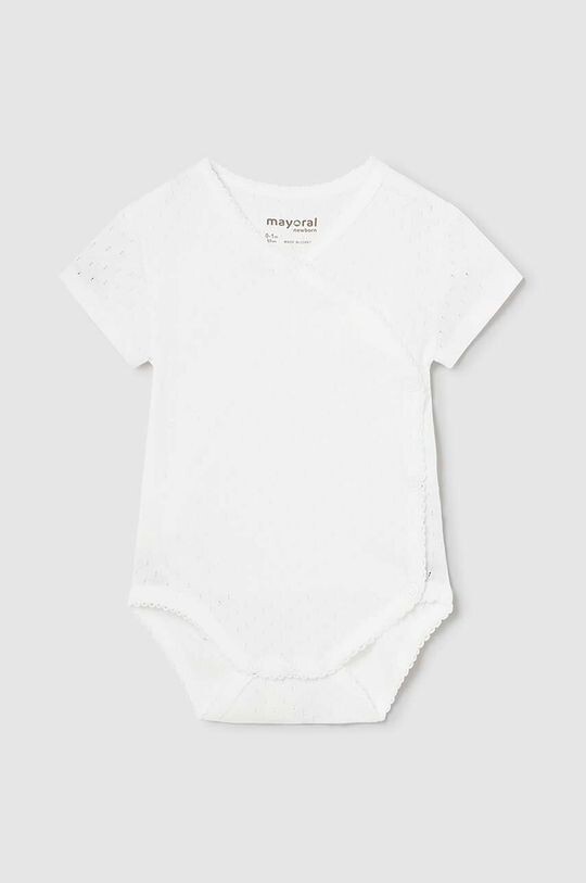 

Хлопковое боди для новорожденных Mayoral Newborn, бежевый