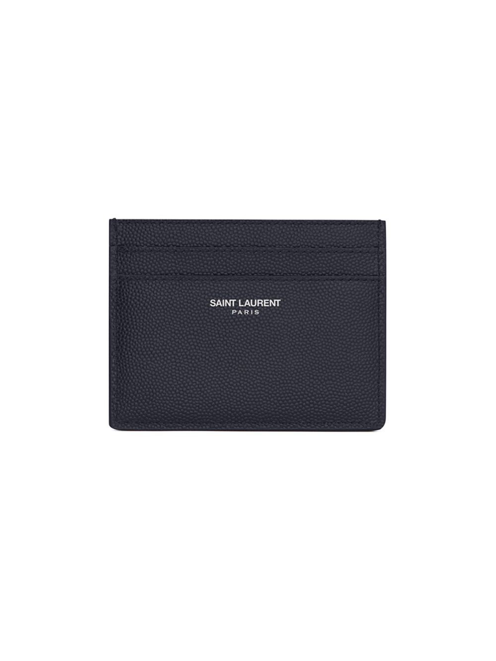 

Визитница из зернистой кожи Saint Laurent