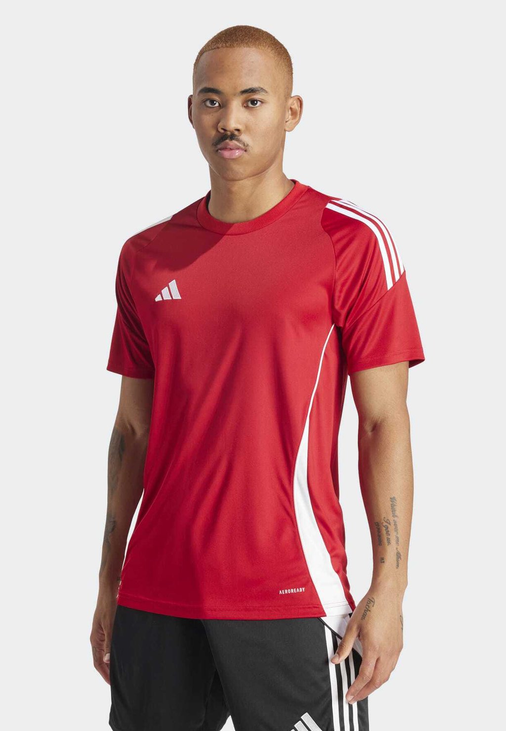 Спортивная футболка TIRO24 adidas Performance, цвет team power red 2white