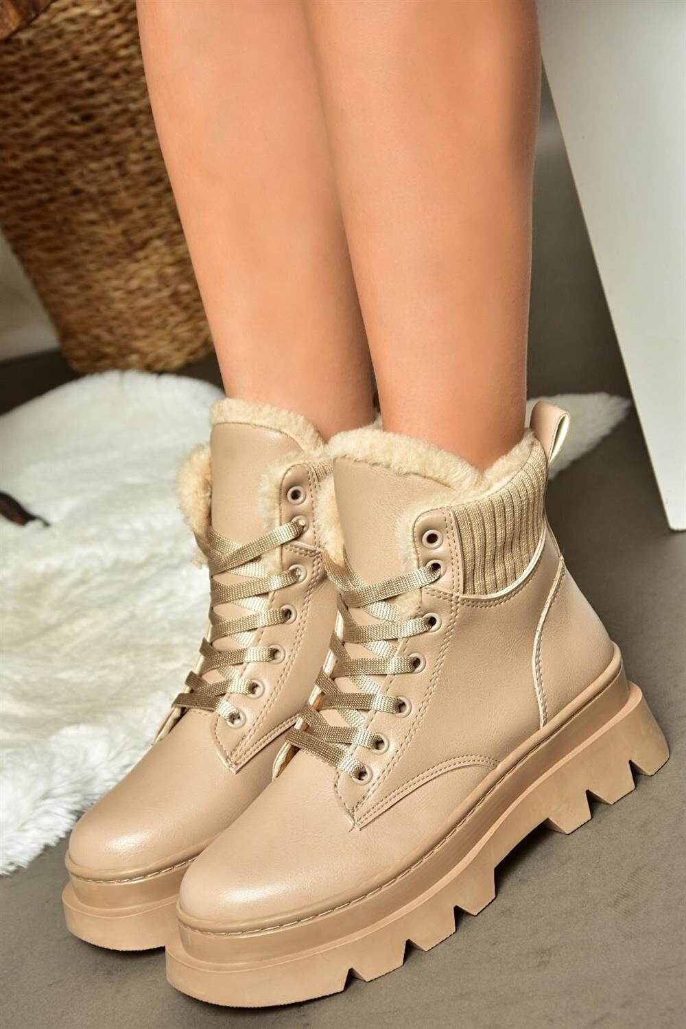 

R2500080 Светло-коричневые женские ботинки Fox Shoes, Коричневый, R2500080 Светло-коричневые женские ботинки Fox Shoes