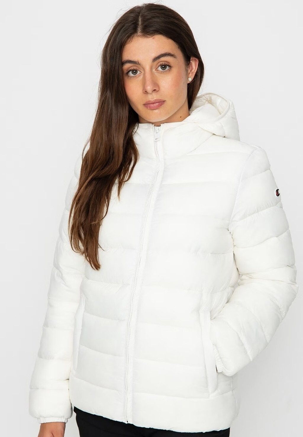 

Куртка Champion LEGACY OUTDOOR HOODED, цвет white alyssum