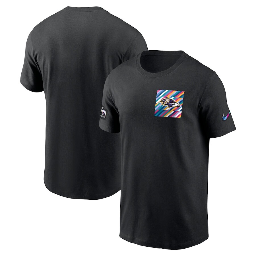 

Футболка с коротким рукавом Nike Baltimore Ravens, черный