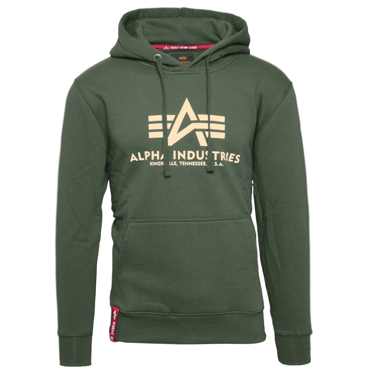 

Толстовка Alpha Industries Kapuzenpullover Basic Hoodie, цвет gruen