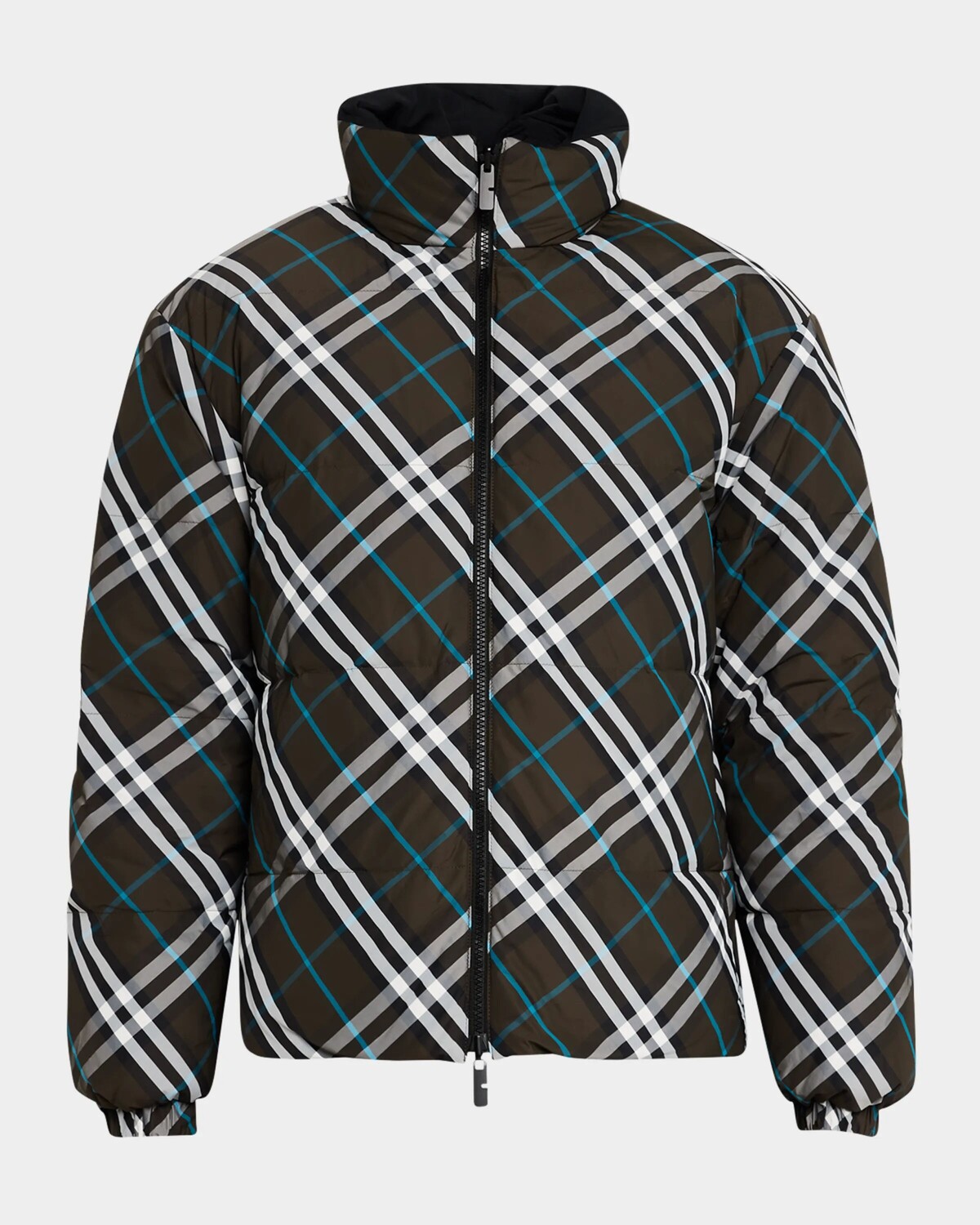 

Мужская куртка-пуховик в клетку Burberry, цвет Snug Ip Check