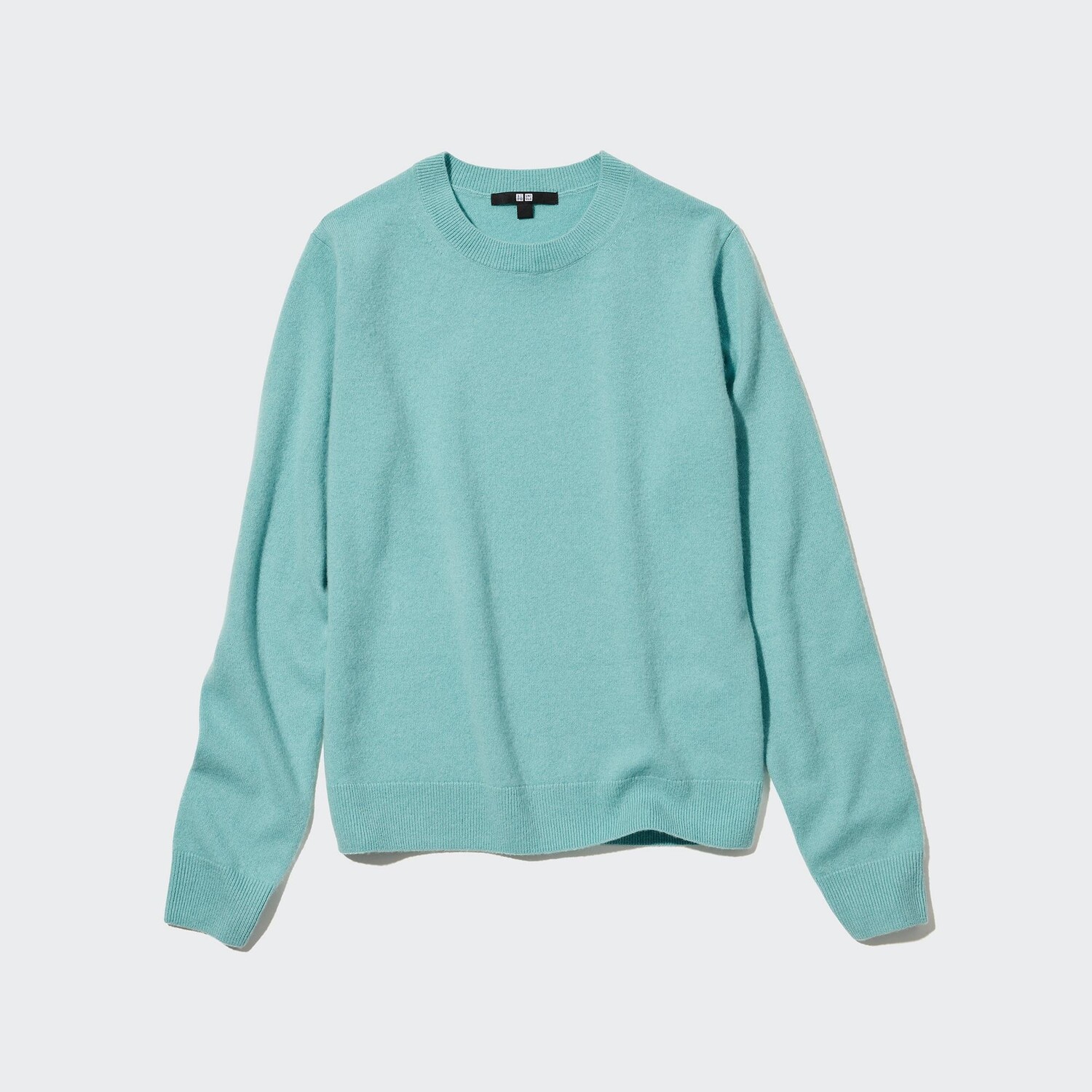 

Джемпер Uniqlo женский из кашемира с круглым вырезом мягкий, зеленый