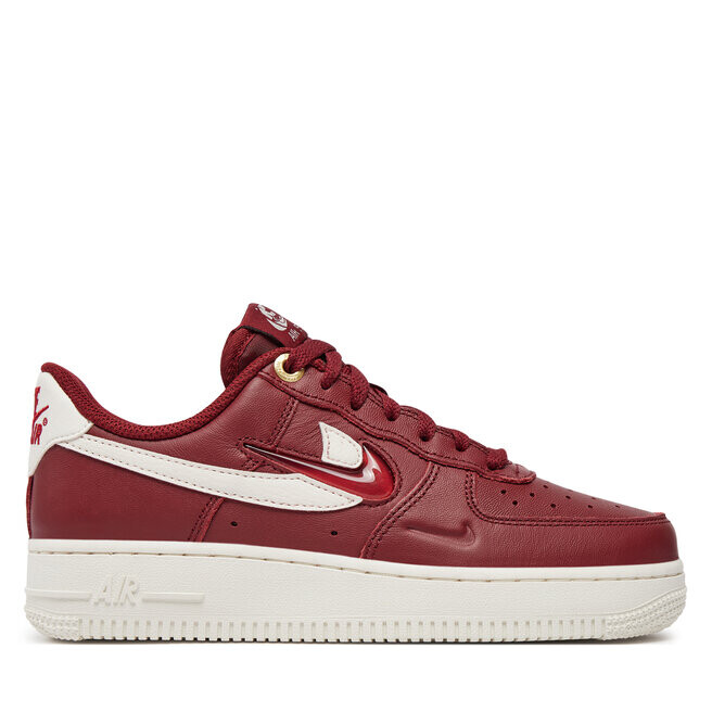 

Кроссовки Nike Air Force 1 '07 Prm DZ5616 600 Team Red/Sail/Gym Red/Team Red, вишневый/бордовый