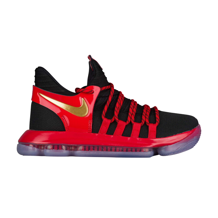 Кроссовки Nike Zoom KD 10 LE GS 'Bred', красный