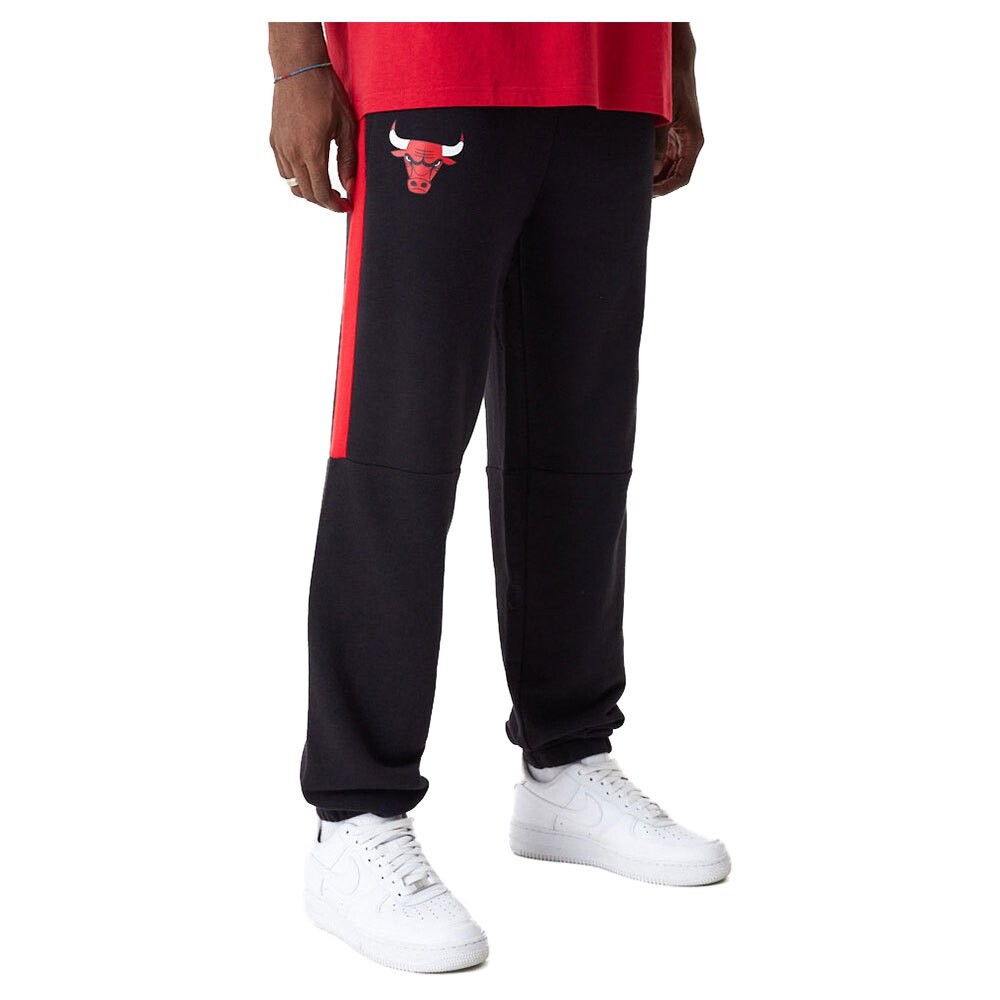 

Джоггеры New Era NBA Colour Block Chicago Bulls, черный