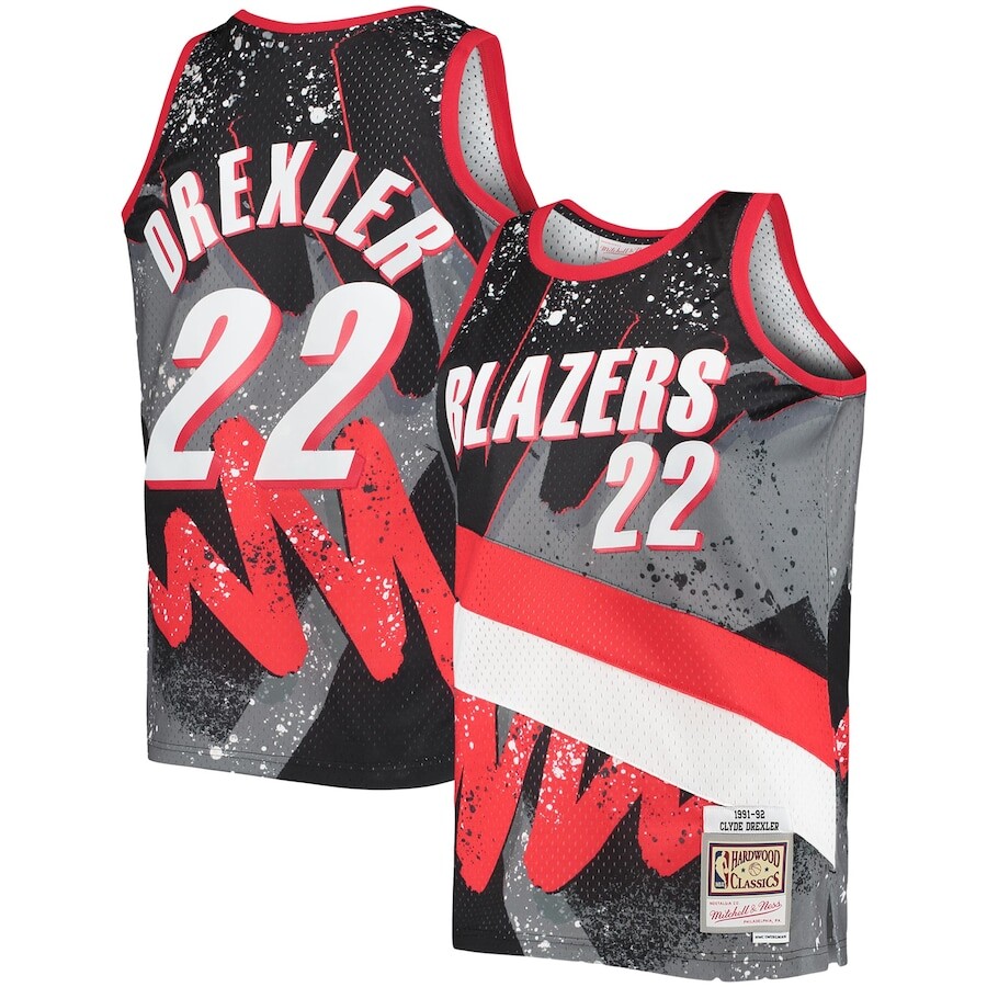 

Джерси Mitchell & Ness Portland Trail Blazers, черный