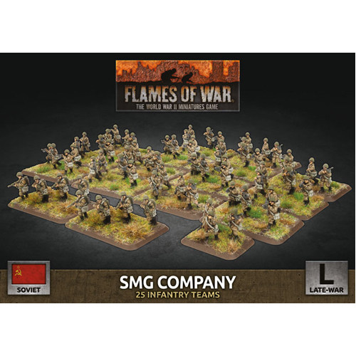 цена Фигурки Flames Of War: Smg Company (X98 Figs Plastic)