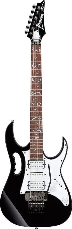 Электрогитара Ibanez Jem Jr. Steve Vai Signature Electric Guitar in Black - Model JEMJRBK