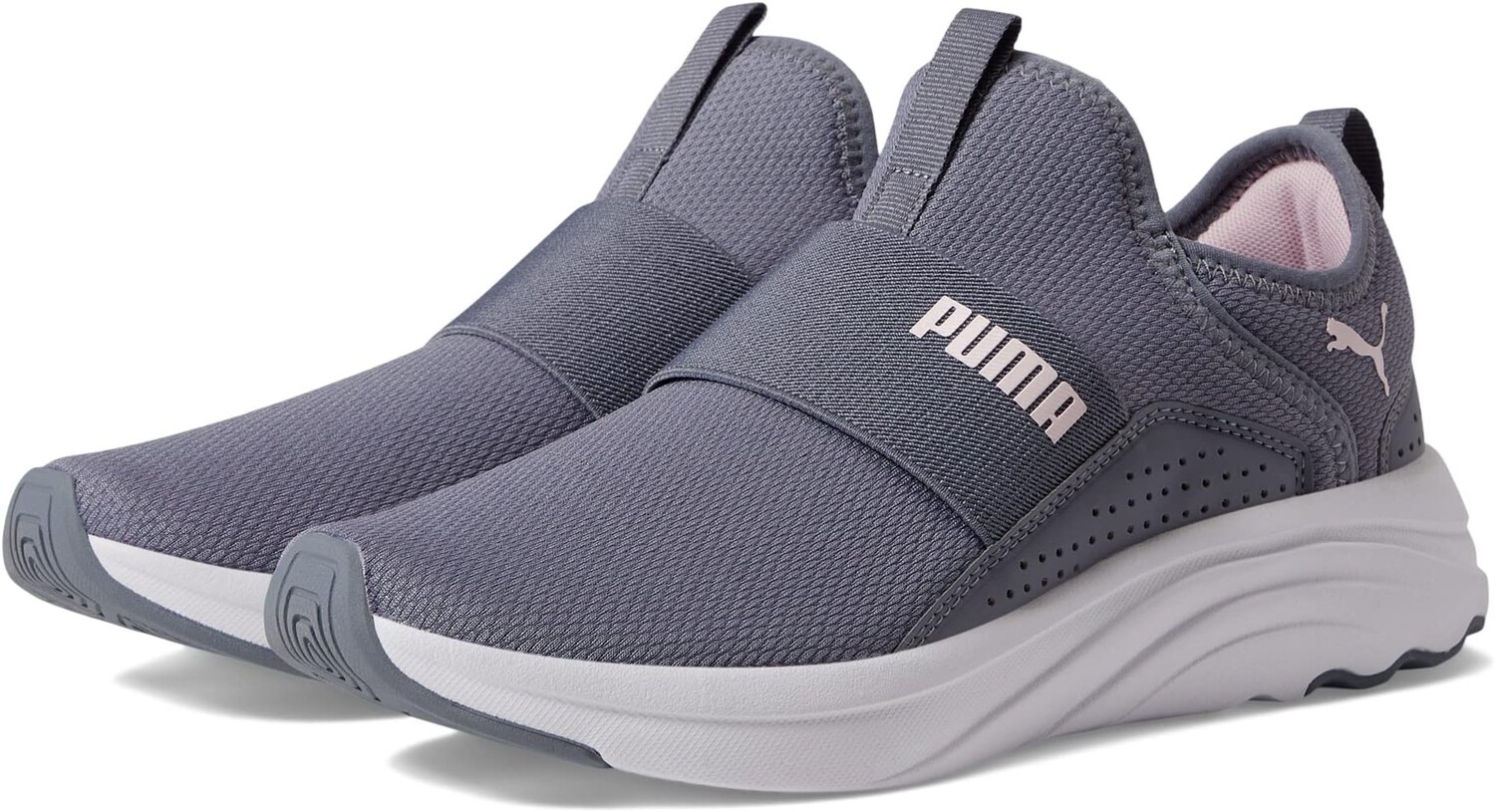 

Кроссовки Softride Sophia Slip-On PUMA, цвет Gray Tile/Pearl Pink/Puma White