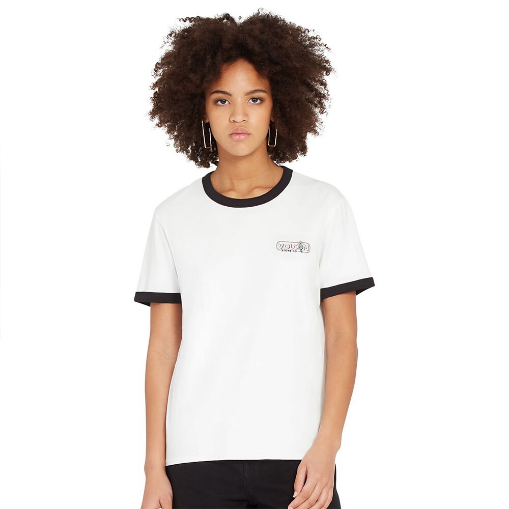 

Футболка Volcom Truly Ringer, белый