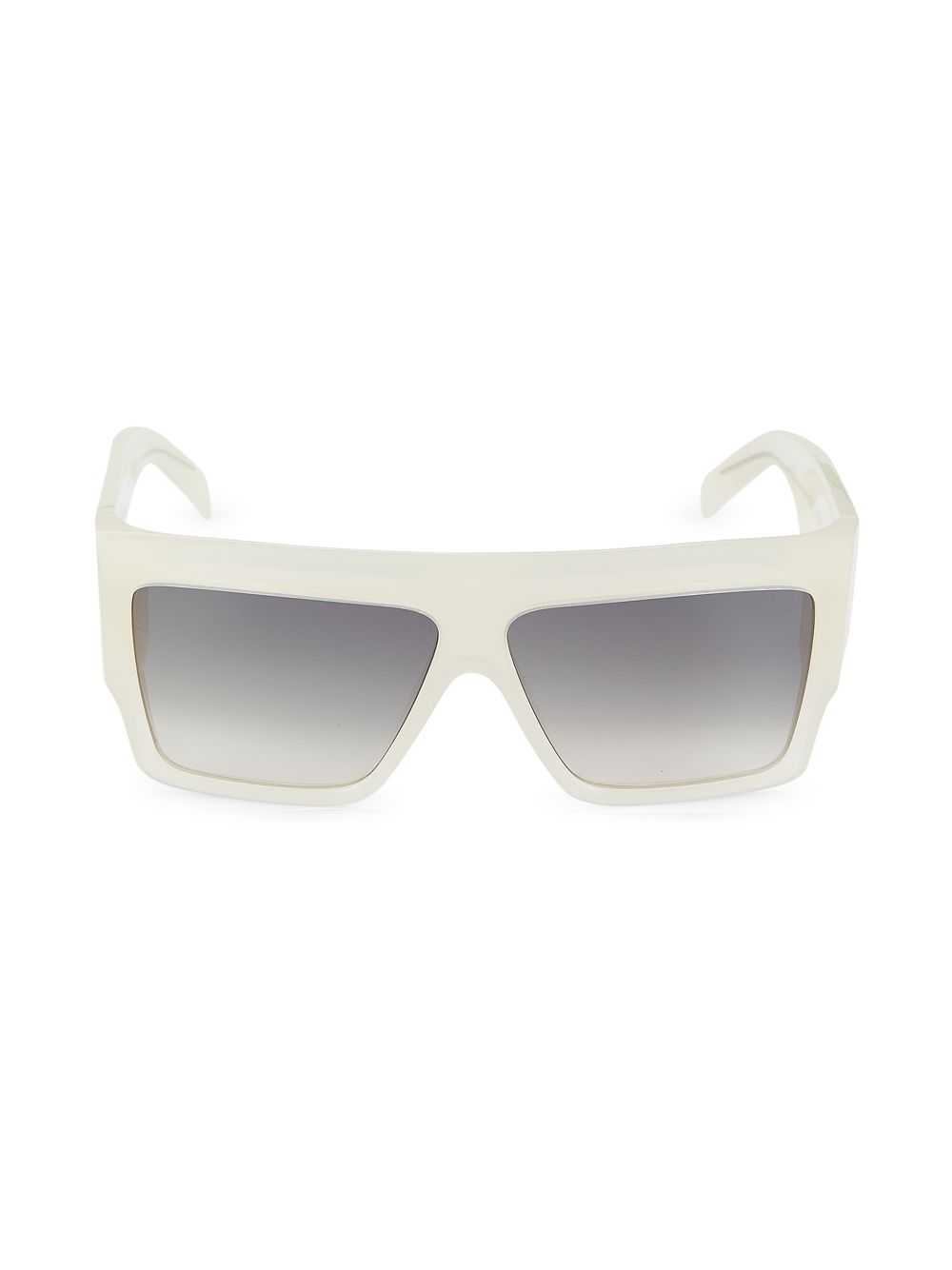 Крупногабаритные квадратные солнцезащитные очки 60 мм CELINE, белый