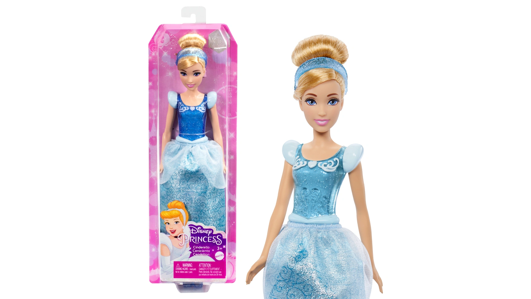 Кукла принцессы диснея золушка Mattel