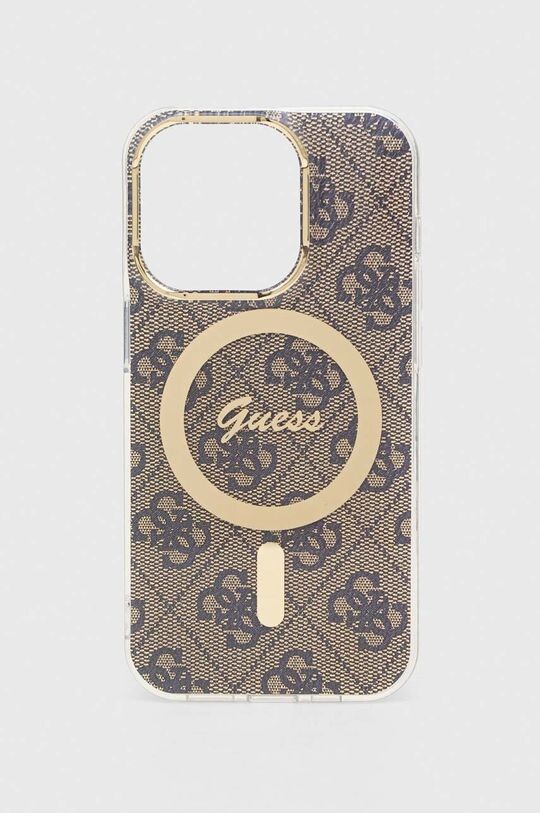 

Чехол для iPhone 14 Pro 6,1" Guess, бежевый