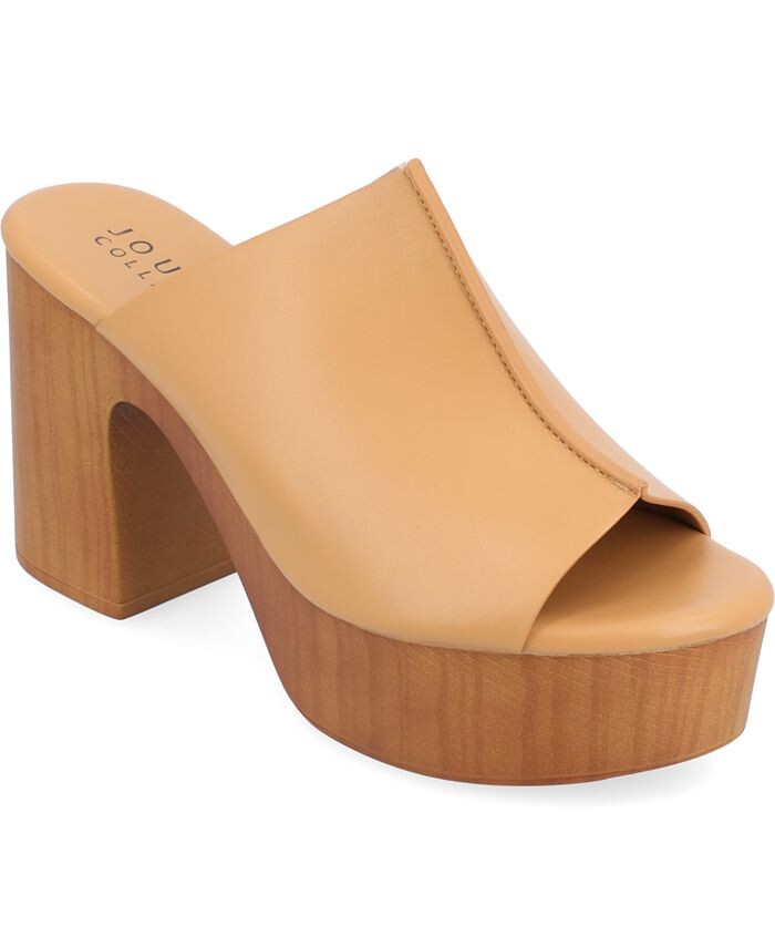 

Женские сандалии на платформе Lorenza Journee Collection, цвет Tan