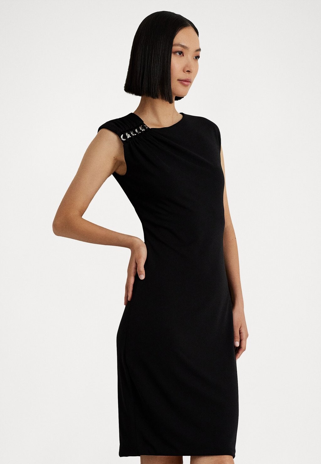 

Коктейльное платье / Вечернее платье Lauren Ralph Lauren FRYER SHORT SLEEVE DRESS, черный