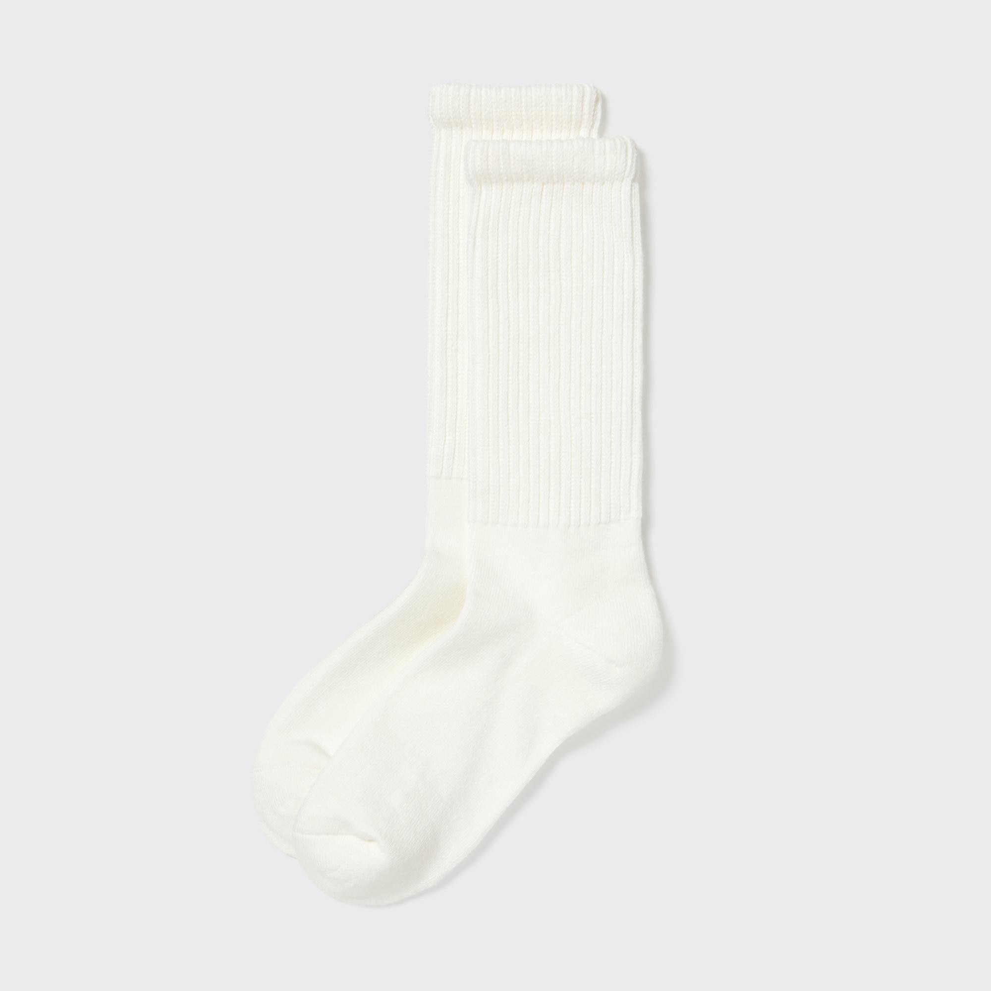 Носки с мягким ворсом UNIQLO, белый носки с ворсом сделанные человеком черные