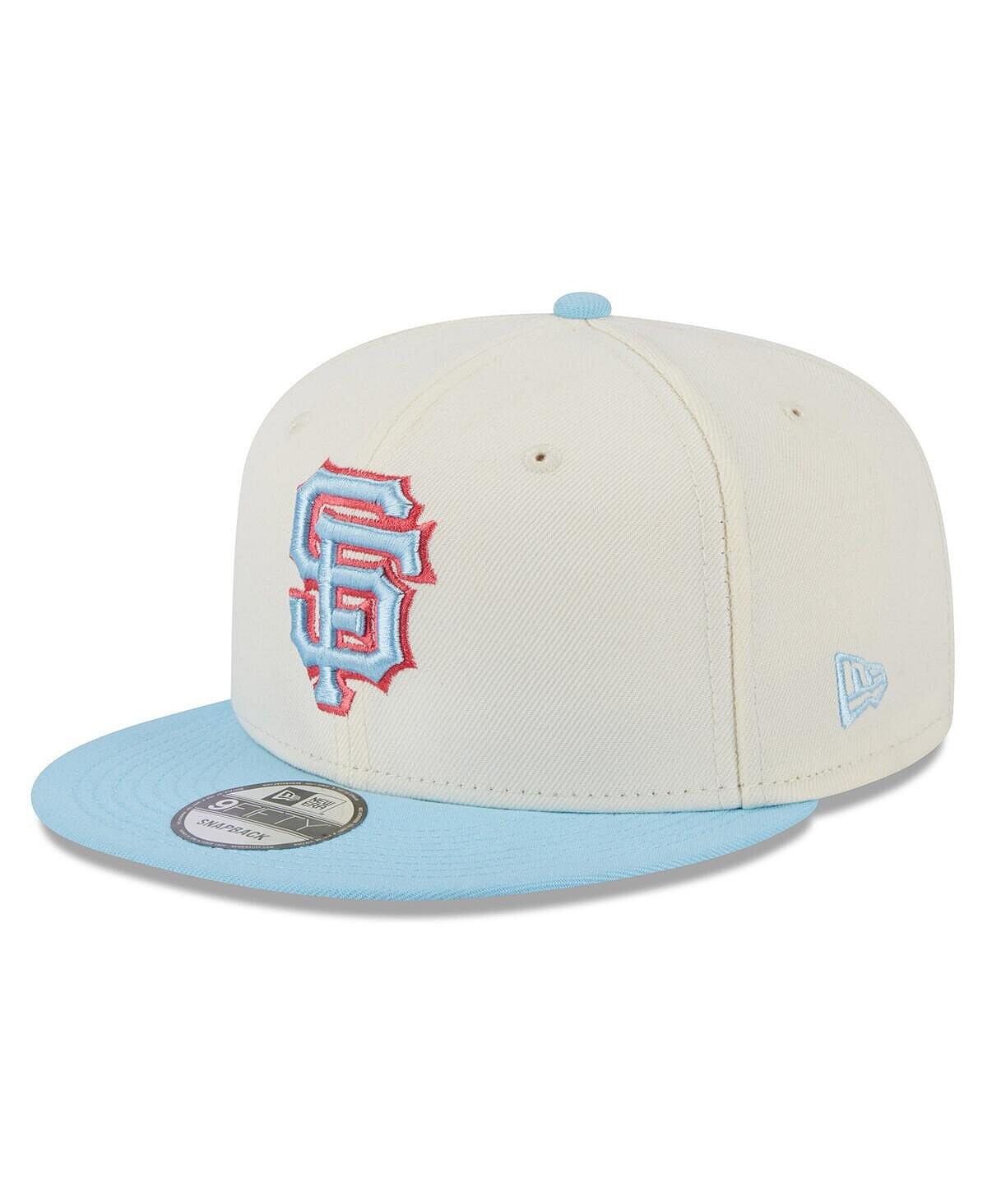 

Мужская бело-голубая базовая двухцветная кепка San Francisco Giants Spring 9FIFTY Snapback New Era