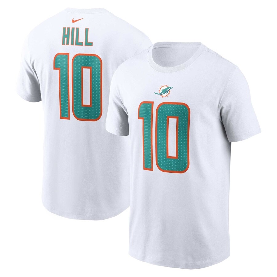 

Футболка с именем и номером Nike Miami Dolphins, белый
