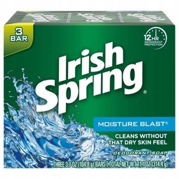 Набор мыла, 3 шт. Moisture Blast 105 Irish Spring, Other