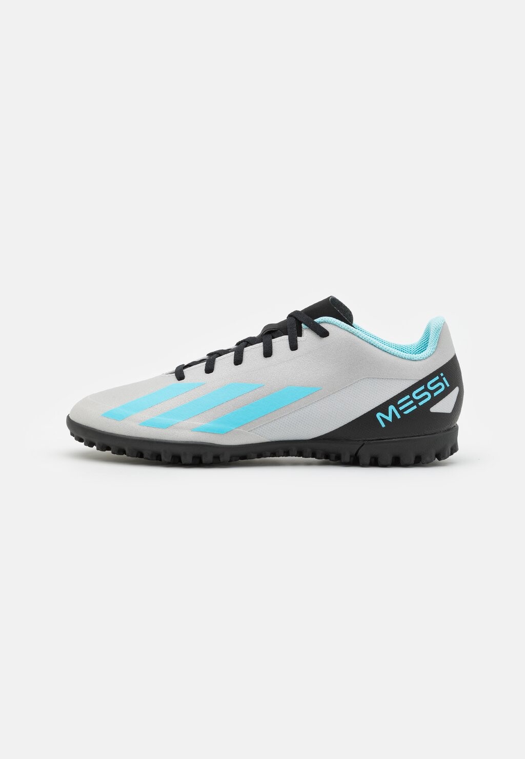 

футбольные бутсы с шипами Crazyfast Messi. 4 Tf Adidas, цвет silver metallic/bliss blue/core black