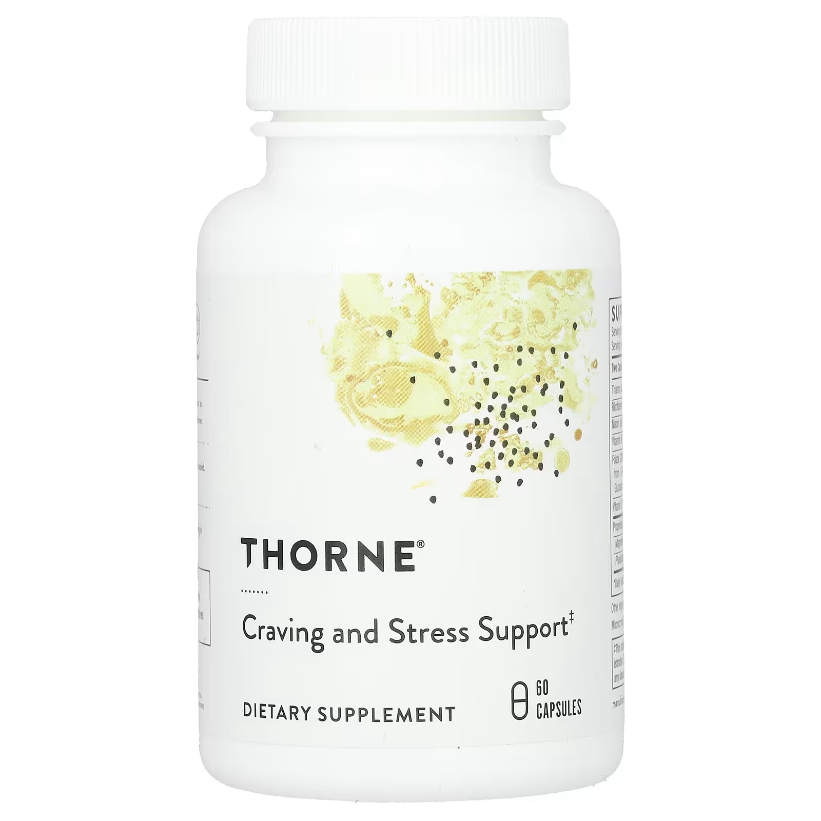 Thorne Поддержка тяги и стресса, 60 капсул solgar поддержка сна и стресса 60 растительных капсул