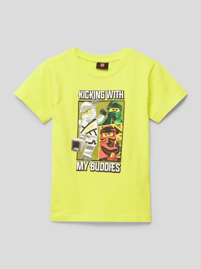 

Футболка с мотивным принтом LEGO WEAR, светло-желтый