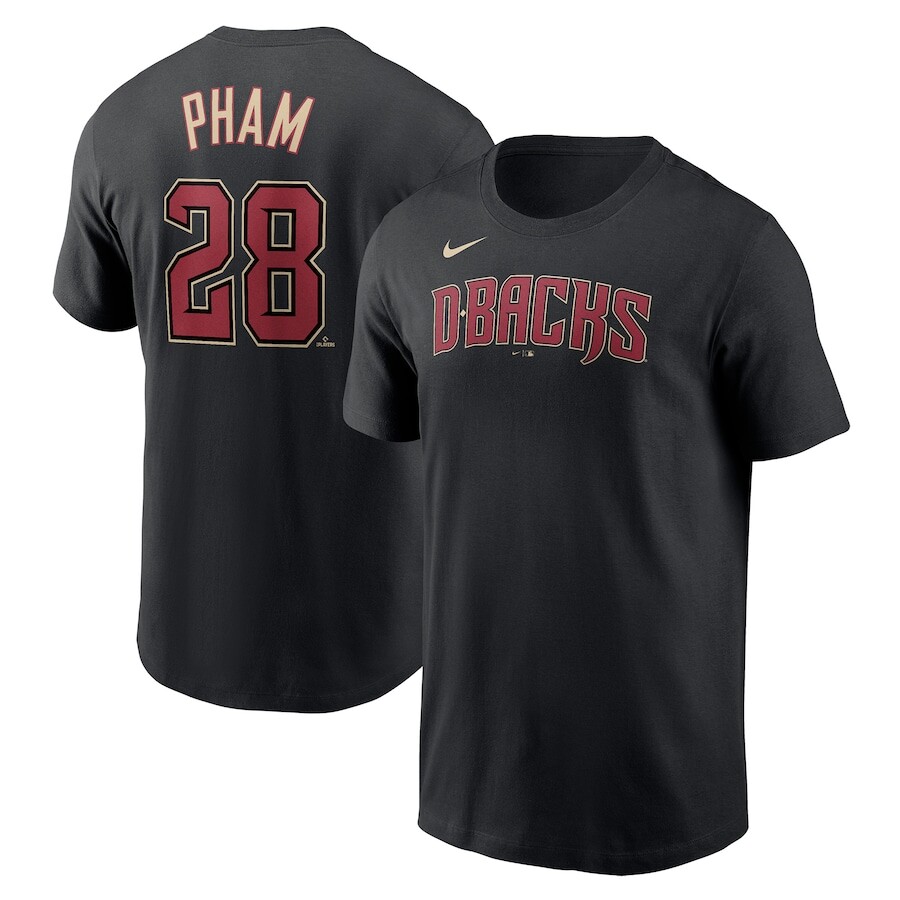 

Футболка с именем и номером Nike Arizona Diamondbacks, черный