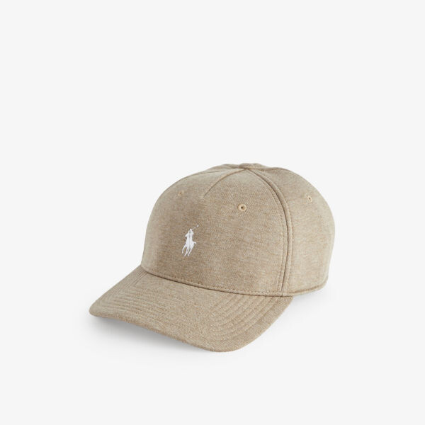 

Современная кепка из смесового хлопка с вышитым логотипом Polo Ralph Lauren, коричневый