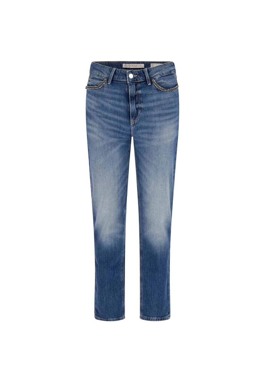 

Джинсы узкого кроя HIGH RISE Guess, синий