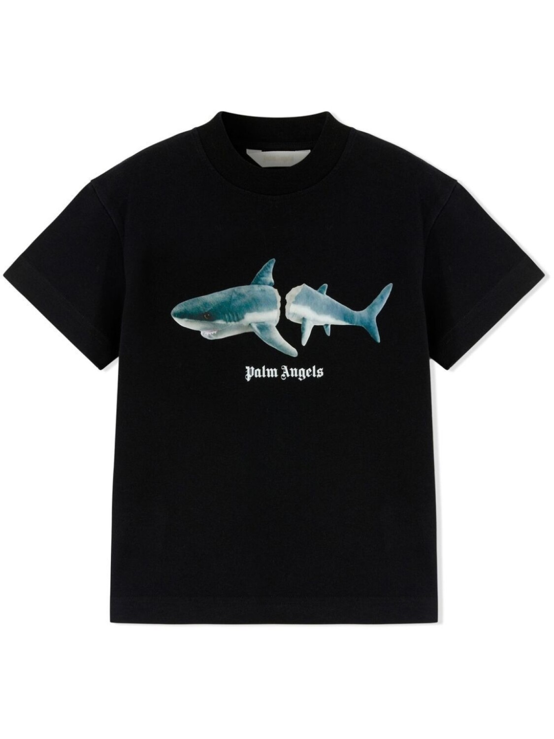 

Palm Angels Kids футболка с логотипом, черный