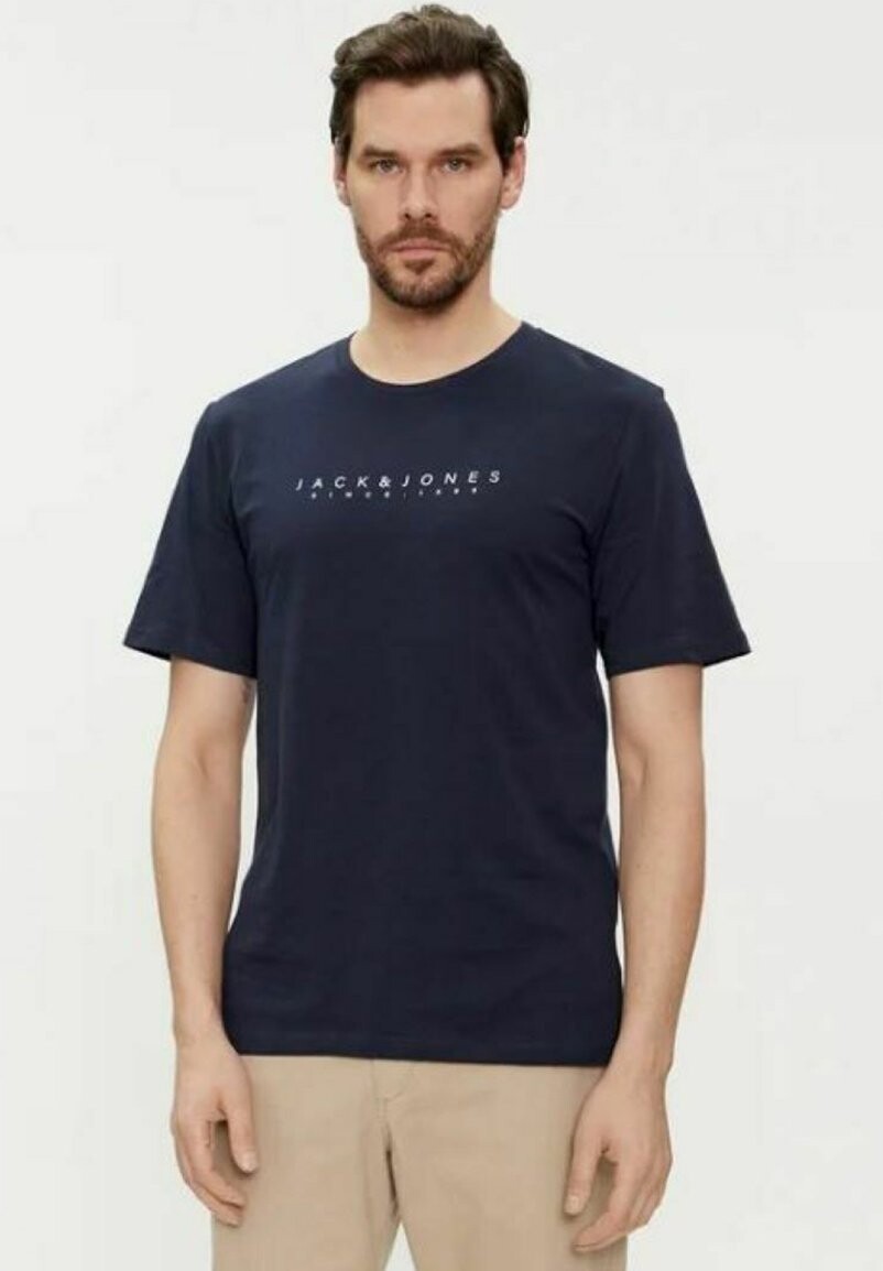 

Футболка с принтом Jack & Jones, синий