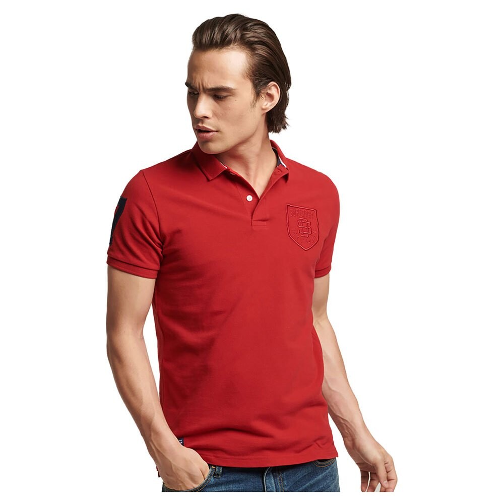 

Поло Superdry Vintage Superstate, красный