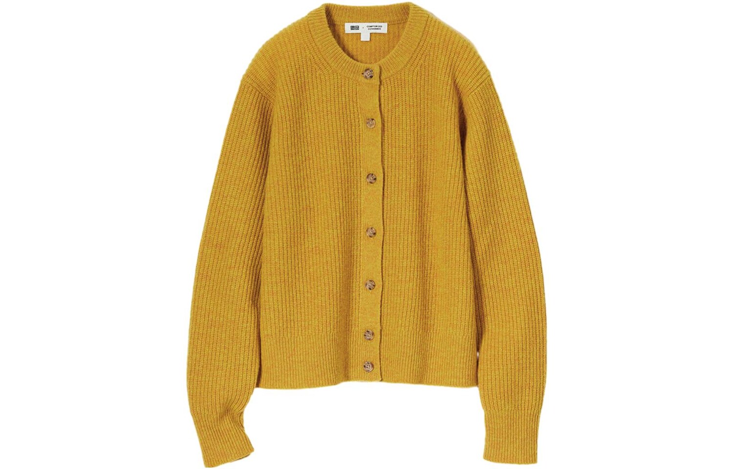 

UNIQLO Женский свитер, цвет Bright Yellow