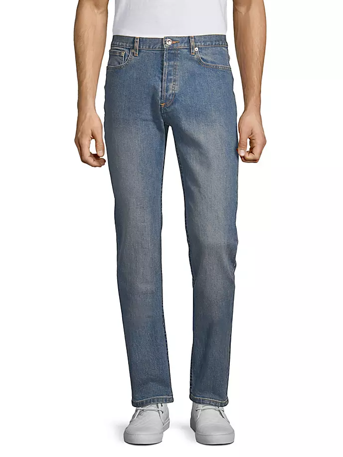 

Джинсы Petit New Standard A.P.C., цвет stonewashed indigo