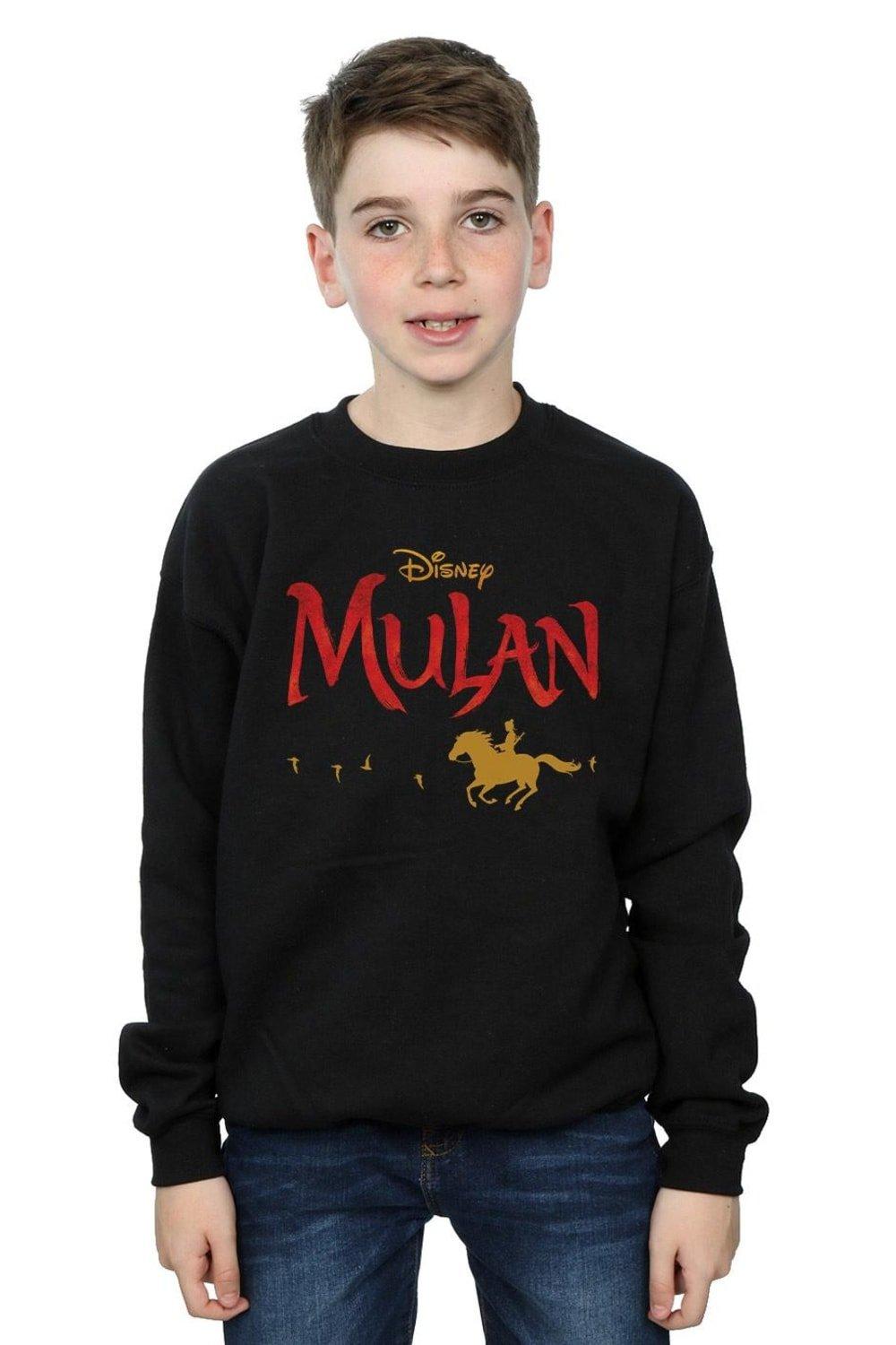 цена Толстовка с логотипом фильма «Мулан» Disney, черный