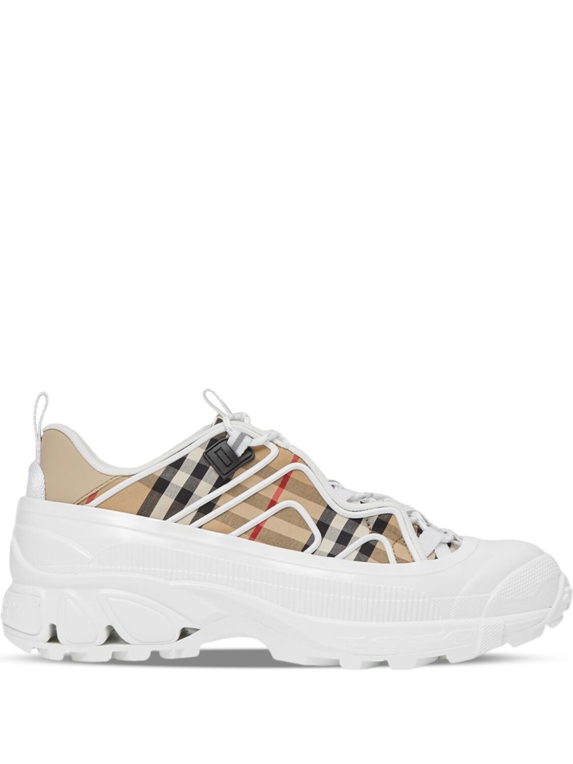 

Burberry кроссовки Arthur в клетку, коричневый